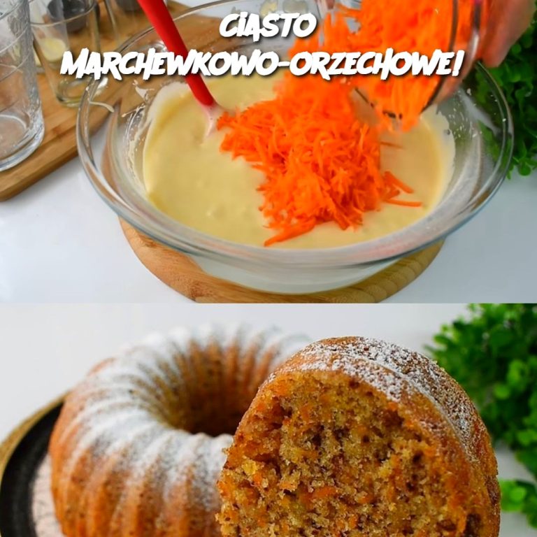 Ciasto marchewkowo-orzechowe! Jeśli chcesz, możesz robić to ciasto codziennie.