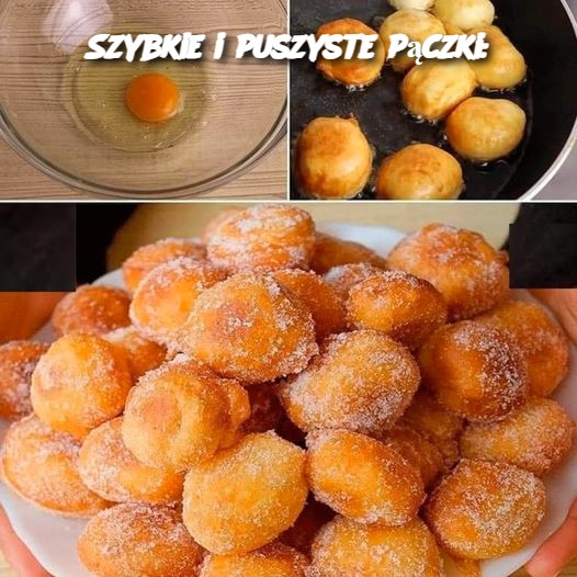 Szybkie i puszyste pączki: