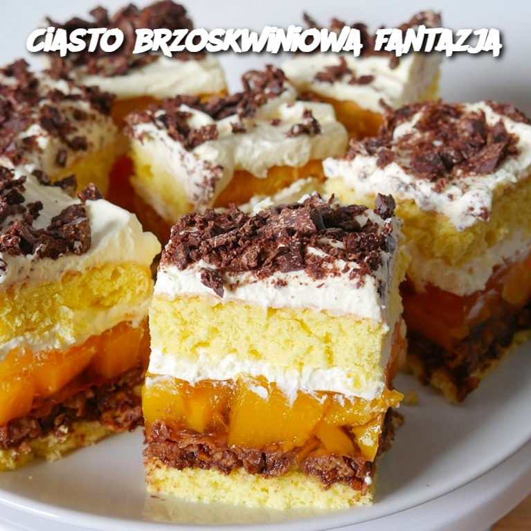 Ciasto brzoskwiniowa fantazja