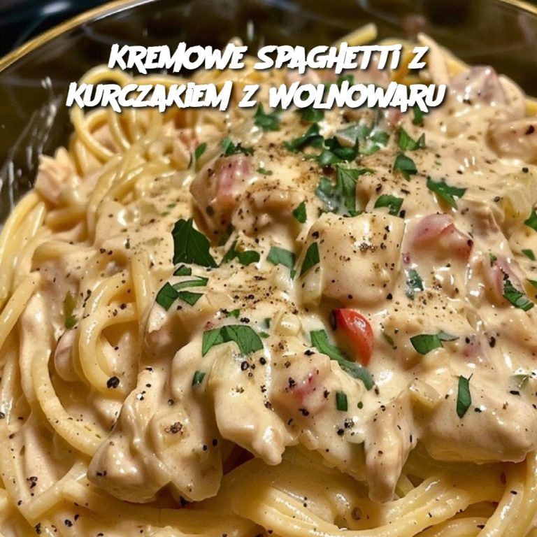 Kremowe Spaghetti z Kurczakiem z Wolnowaru: Przepis na Aromatyczny Obiad