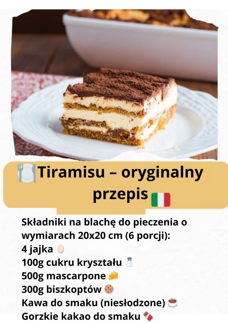 Tiramisù – Oryginalny Przepis