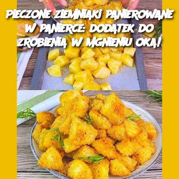 Pieczone ziemniaki panierowane w panierce: dodatek do zrobienia w mgnieniu oka!