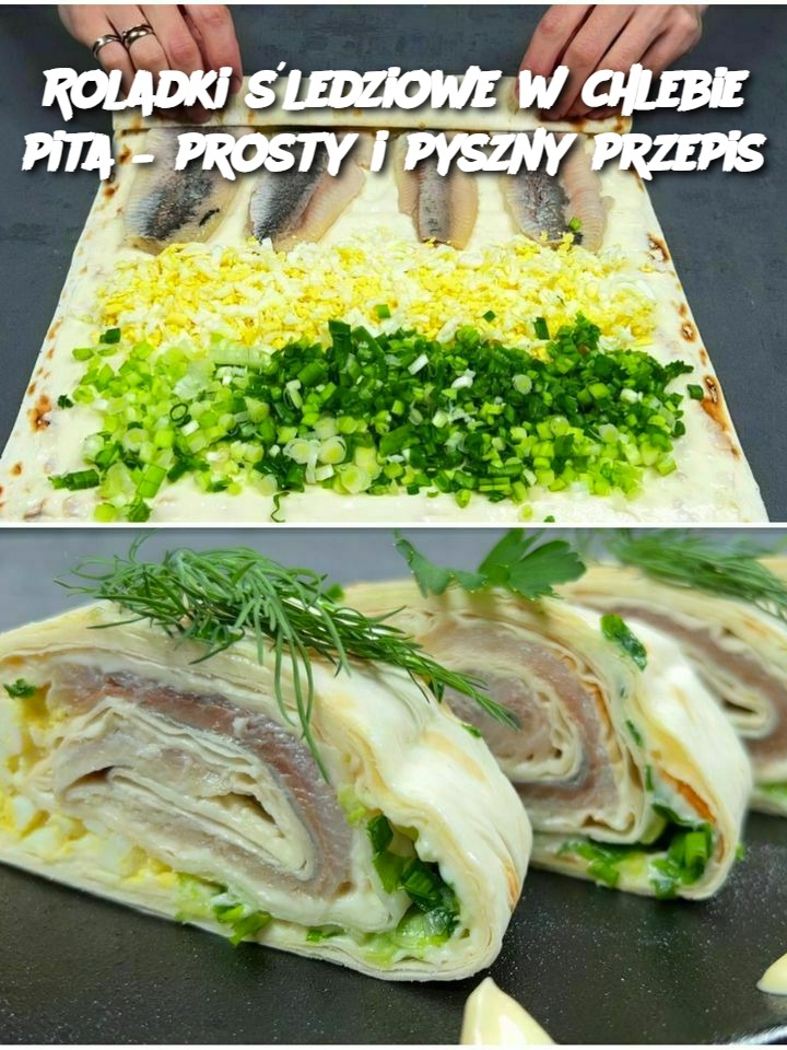 Roladki śledziowe w chlebie pita – prosty i pyszny przepis