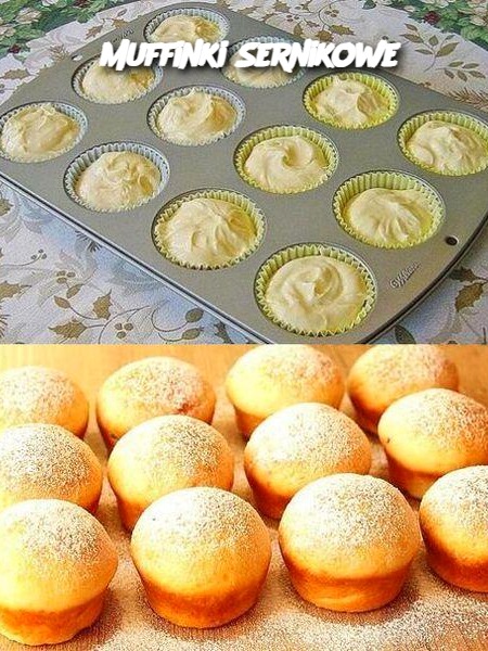 Muffinki Sernikowe: