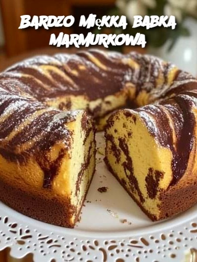 Bardzo miękka babka marmurkowa