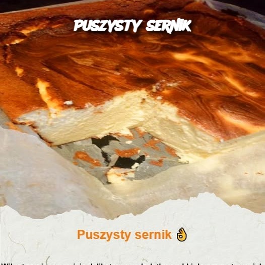 Puszysty sernik