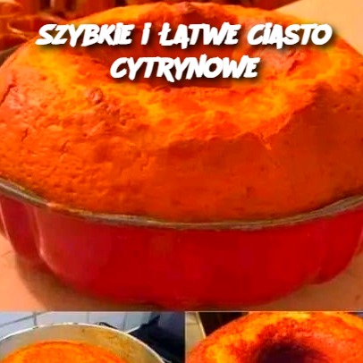 Szybkie i Łatwe Ciasto Cytrynowe