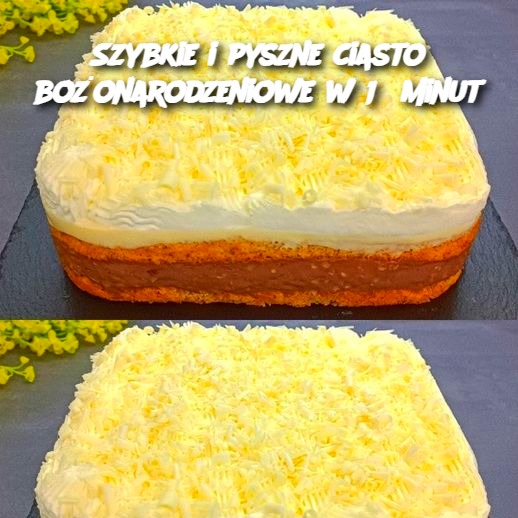 Szybkie i pyszne ciasto bożonarodzeniowe w 15 minut