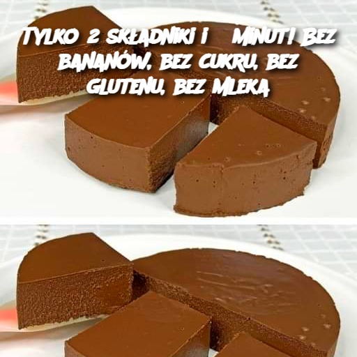 Tylko 2 składniki i 5 minut! Bez bananów, bez cukru, bez glutenu, bez mleka