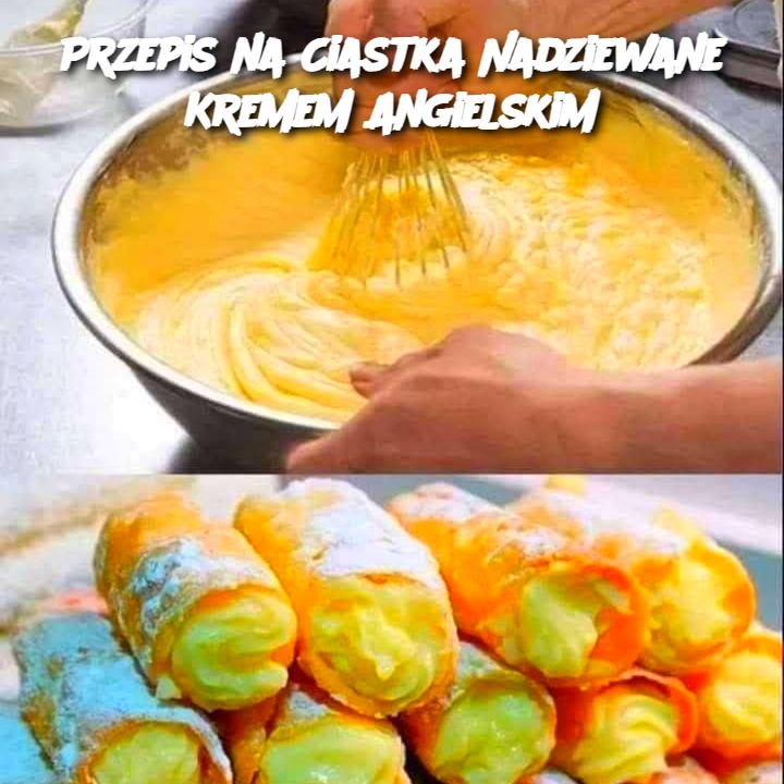 Przepis na Ciastka Nadziewane Kremem Angielskim