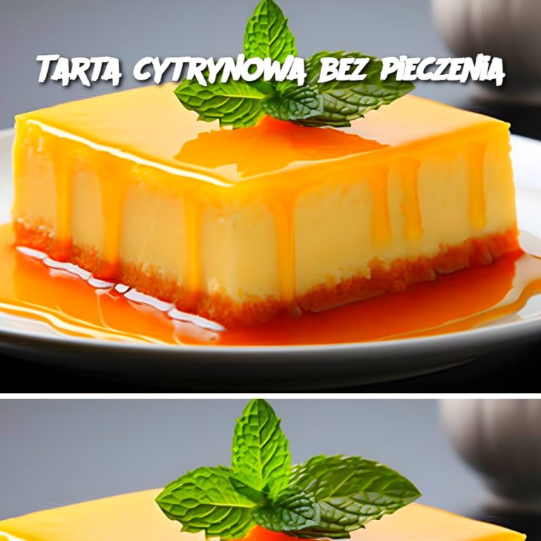 Tarta cytrynowa bez pieczenia