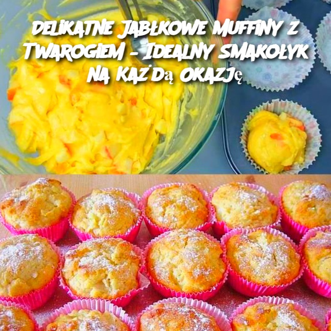 Delikatne Jabłkowe Muffiny z Twarogiem – Idealny Smakołyk na Każdą Okazję