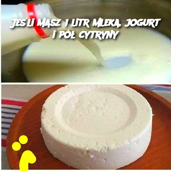 Jeśli masz 1 litr mleka, jogurt i pół cytryny