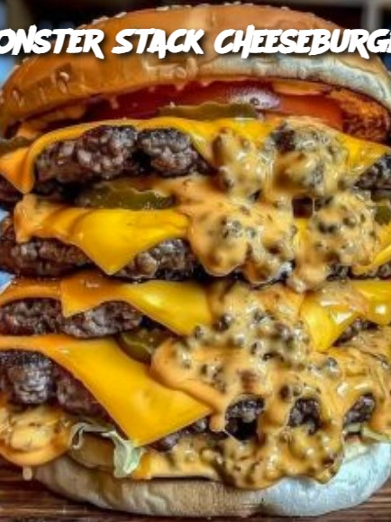 Monster Stack Cheeseburger