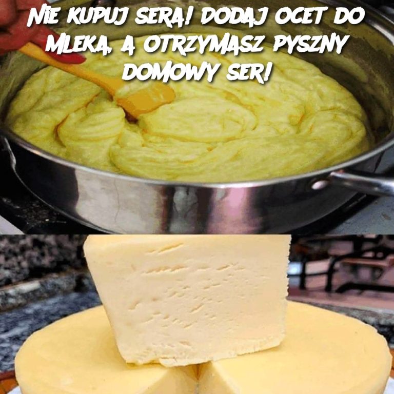 Nie kupuj sera! Dodaj ocet do mleka, a otrzymasz pyszny domowy ser!