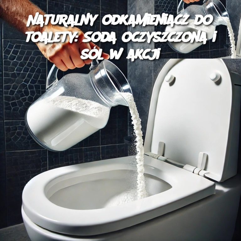 Naturalny odkamieniacz do toalety: Soda oczyszczona i sól w akcji