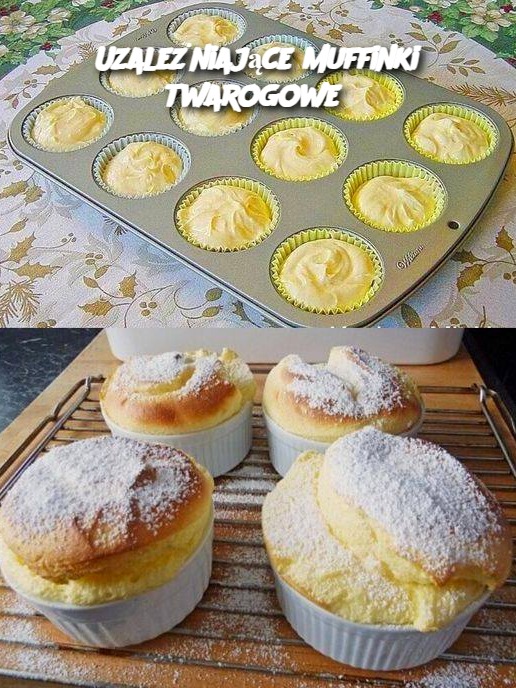 Uzależniające muffinki twarogowe