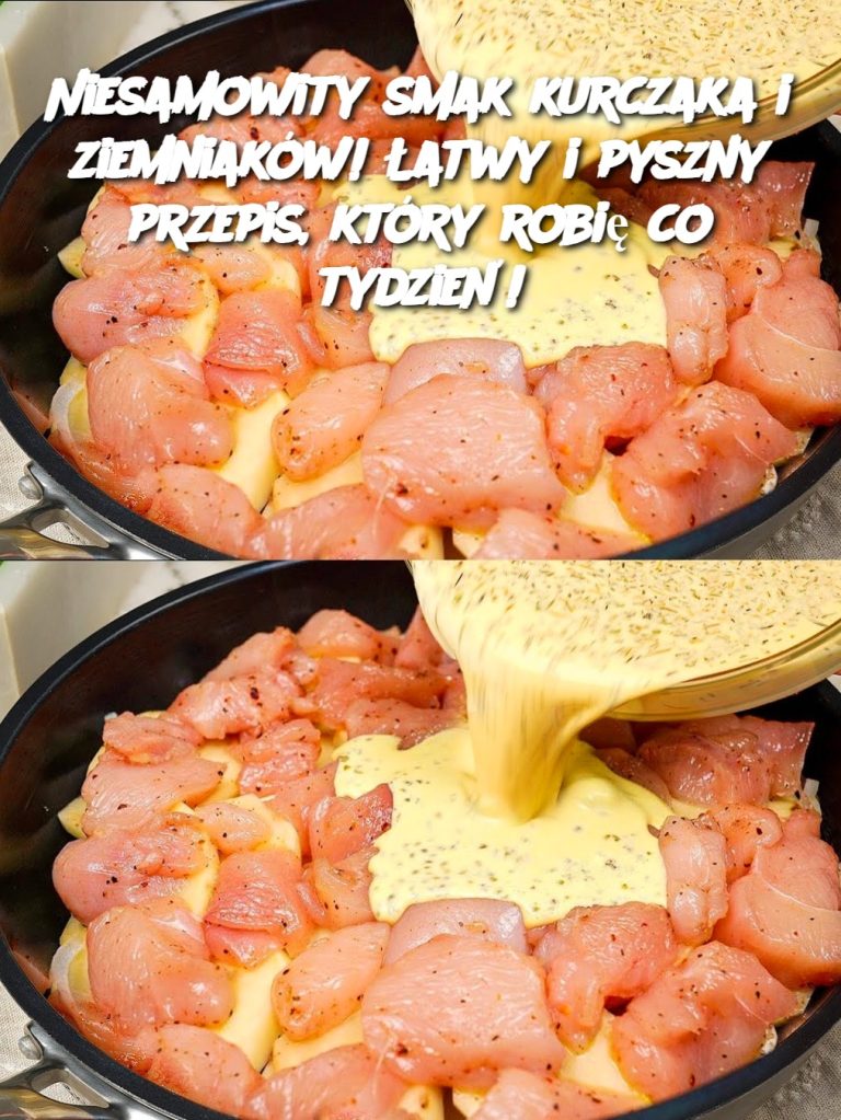 Niesamowity smak kurczaka i ziemniaków! Łatwy i pyszny przepis, który robię co tydzień!