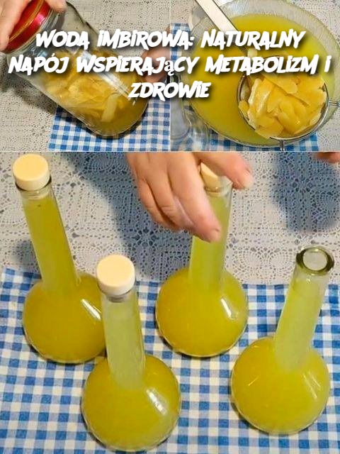 Woda imbirowa: naturalny napój wspierający metabolizm i zdrowie