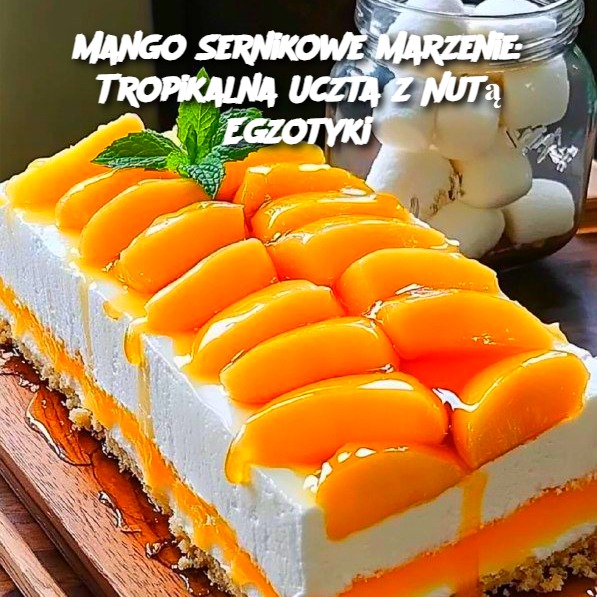 Mango Sernikowe Marzenie: Tropikalna Uczta z Nutą Egzotyki