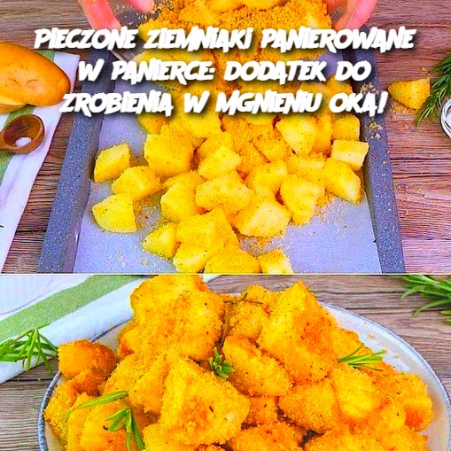 Pieczone ziemniaki panierowane w panierce: dodatek do zrobienia w mgnieniu oka!