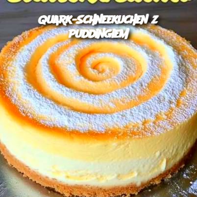 Quark-Schneekuchen z Puddingiem