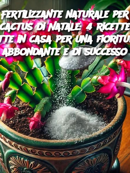 Fertilizzante naturale per cactus di Natale: 4 ricette fatte in casa per una fioritura abbondante e di successo