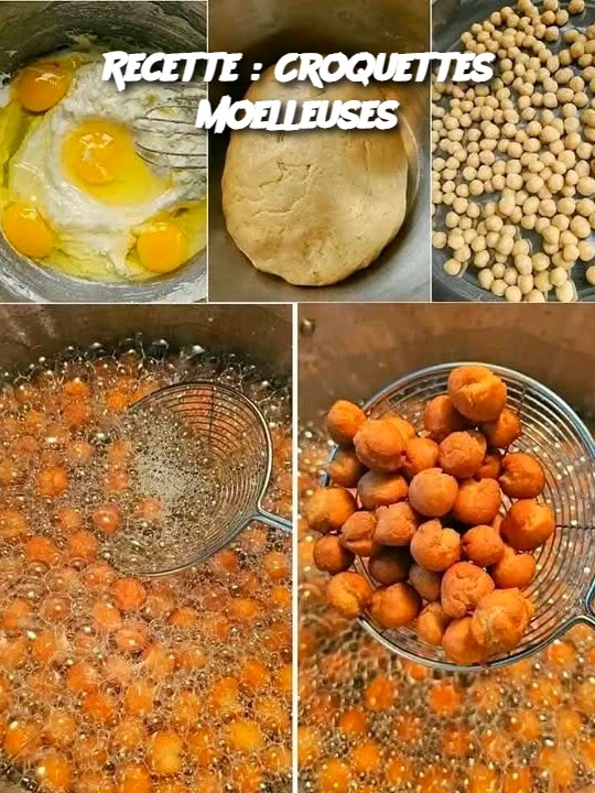 Recette : Croquettes moelleuses