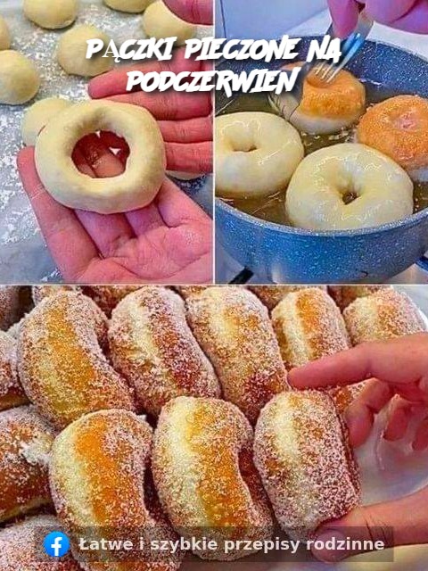 PĄCZKI PIECZONE NA PODCZERWIEŃ