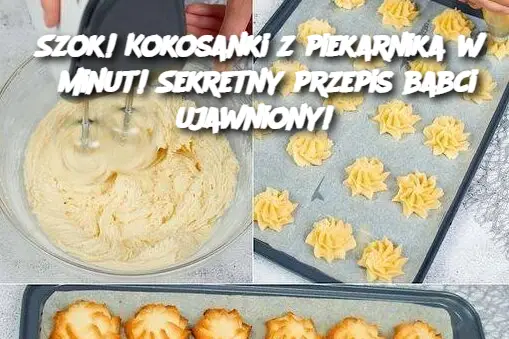 Szok! Kokosanki z piekarnika w kilka minut! Sekretny przepis babci ujawniony!