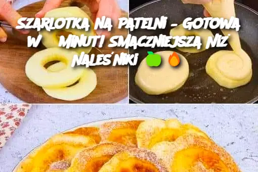 Szarlotka na Patelni – Gotowa w kilka Minut! Smaczniejsza Niż Naleśniki