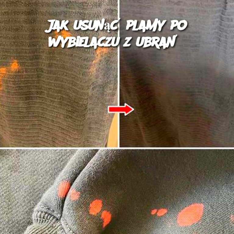 Jak usunąć plamy po wybielaczu z ubrań?