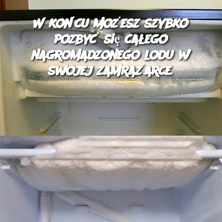 W końcu możesz szybko pozbyć się całego nagromadzonego lodu w swojej zamrażarce