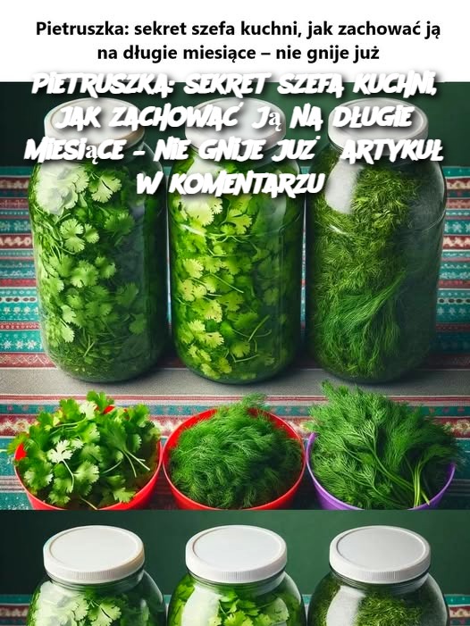 Pietruszka: sekret szefa kuchni, jak zachować ją na długie miesiące – nie gnije już  artykuł w komentarzu