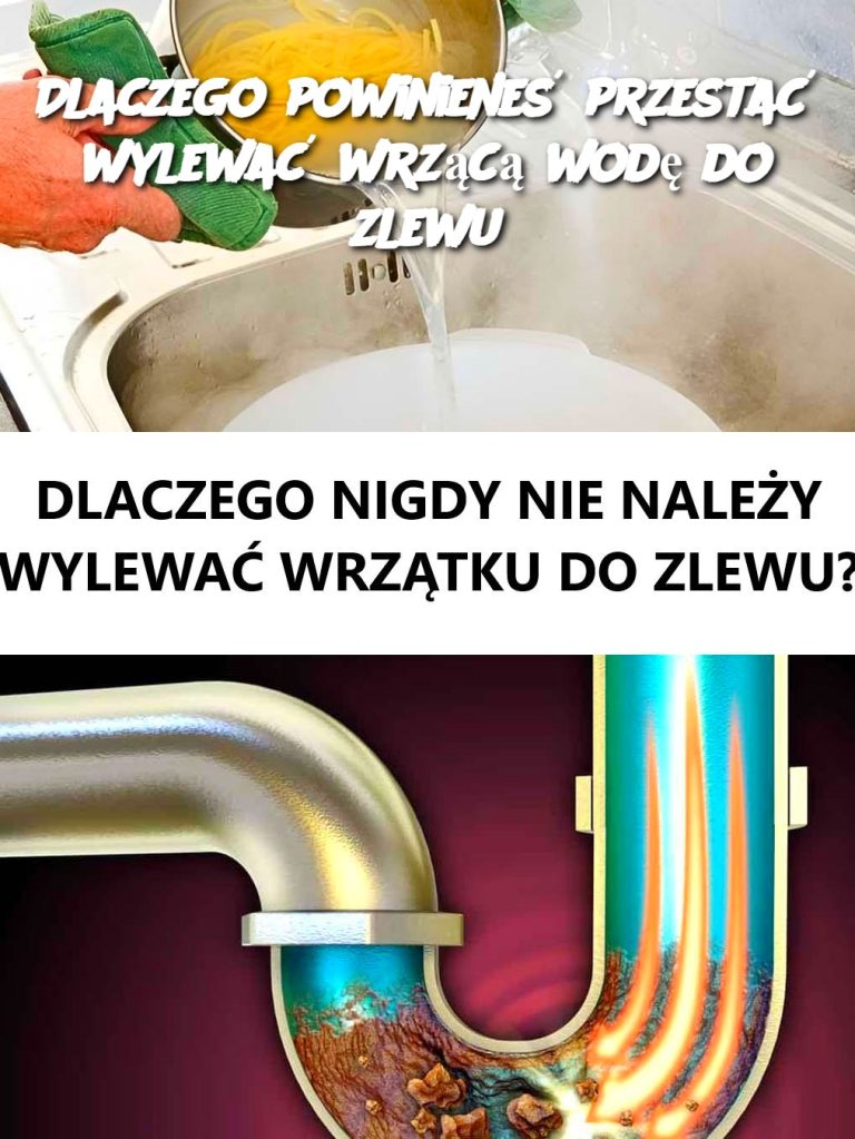 Dlaczego powinieneś przestać wylewać wrzącą wodę do zlewu