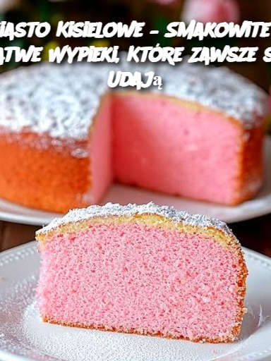 Ciasto Kisielowe – Smakowite i Łatwe Wypieki, Które Zawsze się Udają