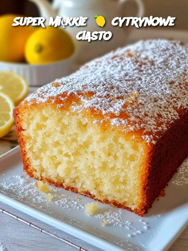 Super miękkie 🍋 cytrynowe ciasto