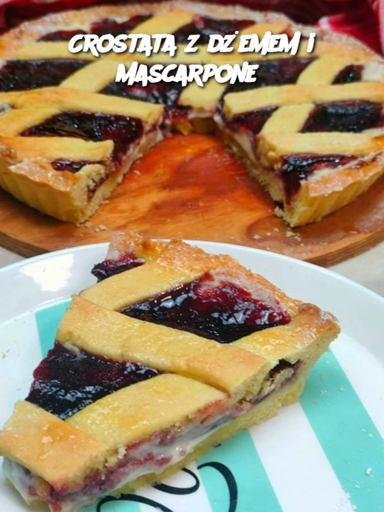 Crostata z dżemem i mascarpone