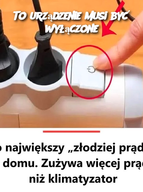 To urządzenie musi być wyłączone