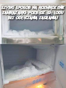 Szybki sposób na rozmrożenie zamrażarki: Pozbądź się lodu bez odłączania zasilania!