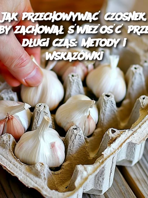 Jak przechowywać czosnek, aby zachował świeżość przez długi czas: metody i wskazówki