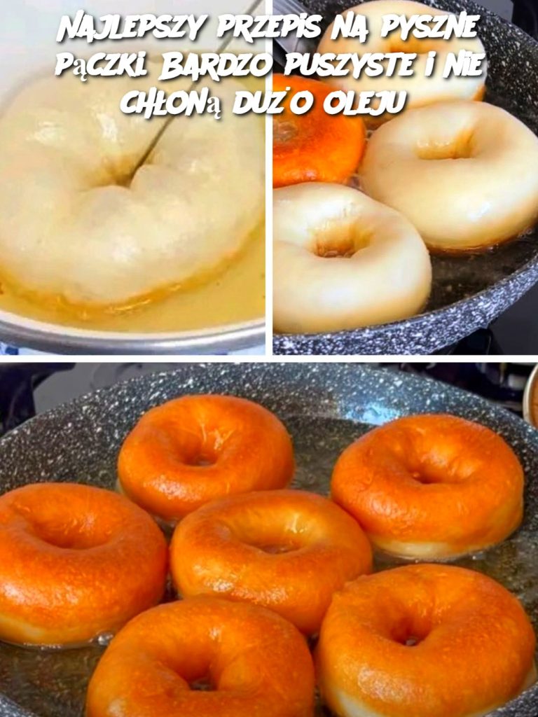 Najlepszy przepis na pyszne pączki. Bardzo puszyste i nie chłoną dużo oleju
