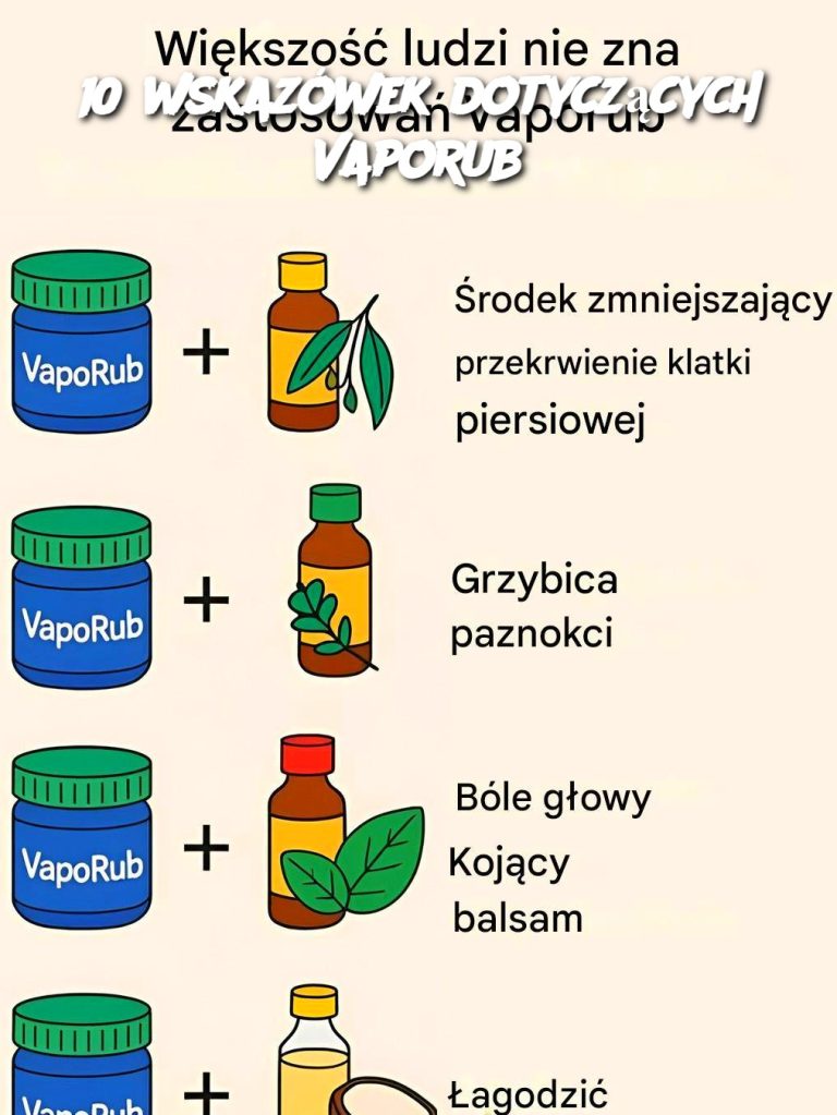 10 wskazówek dotyczących Vaporub