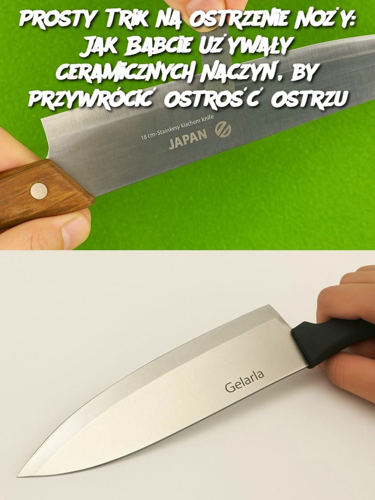 Prosty Trik na Ostrzenie Noży: Jak Babcie Używały Ceramicznych Naczyń, by Przywrócić Ostrość Ostrzu