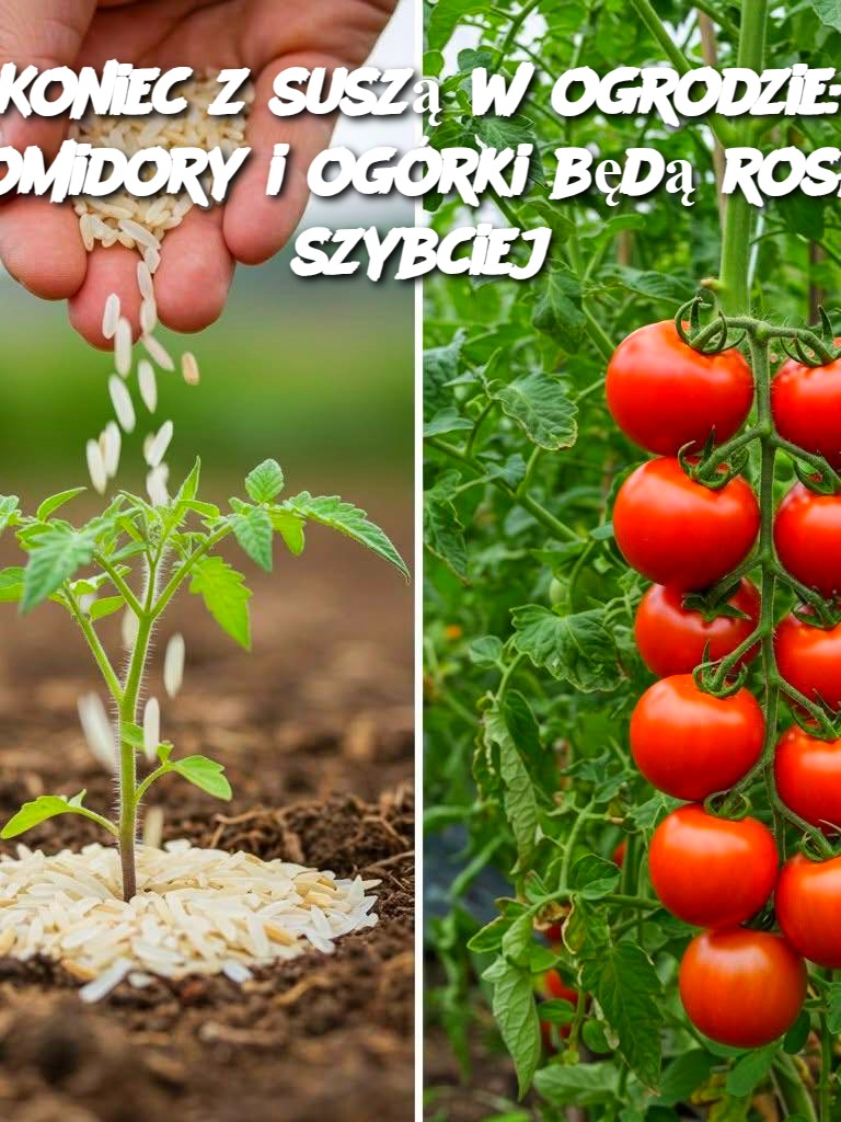 Koniec z suszą w ogrodzie: Pomidory i ogórki będą rosły szybciej