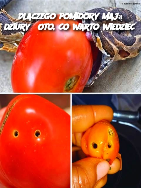 Dlaczego pomidory mają dziury? Oto, co warto wiedzieć