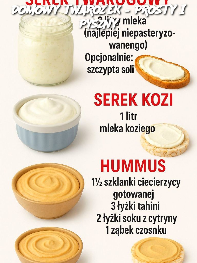 DOMOWY TWAROŻEK – PROSTY I PYSZNY