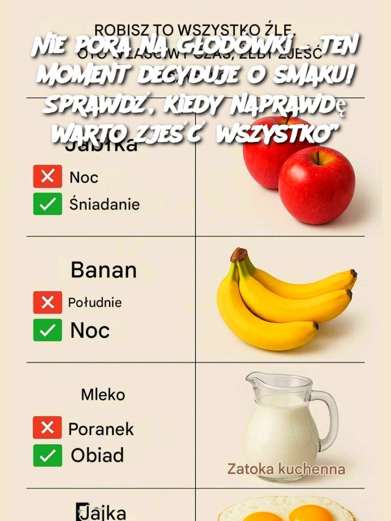 Nie pora na głodówki – ten moment decyduje o smaku! Sprawdź, kiedy naprawdę warto zjeść wszystko”