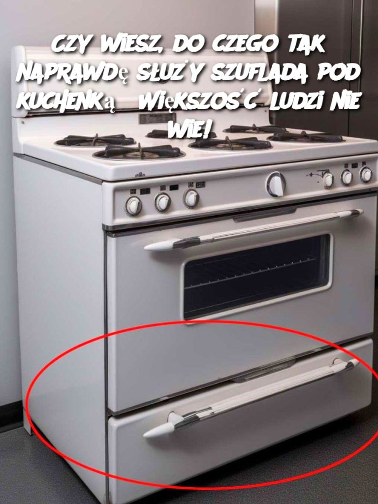 Czy wiesz, do czego tak naprawdę służy szuflada pod kuchenką? Większość ludzi nie wie!