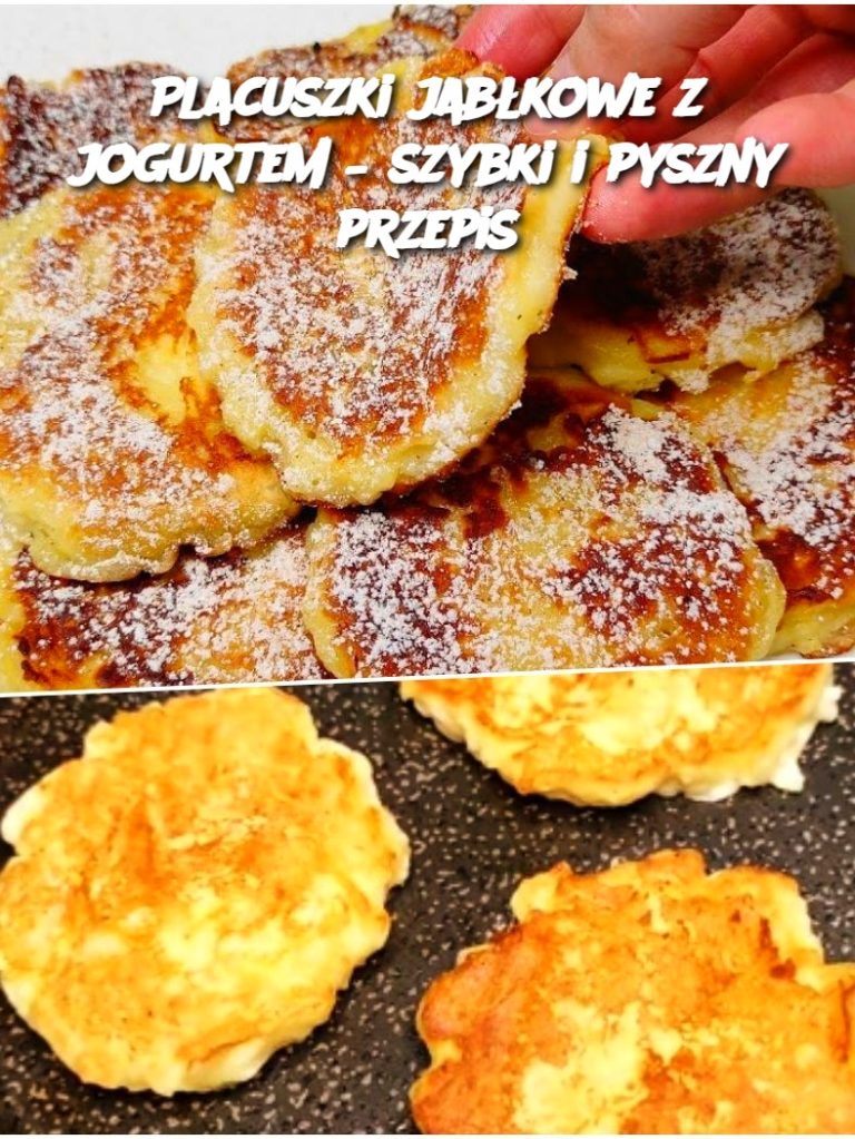 Placuszki jabłkowe z jogurtem – szybki i pyszny przepis